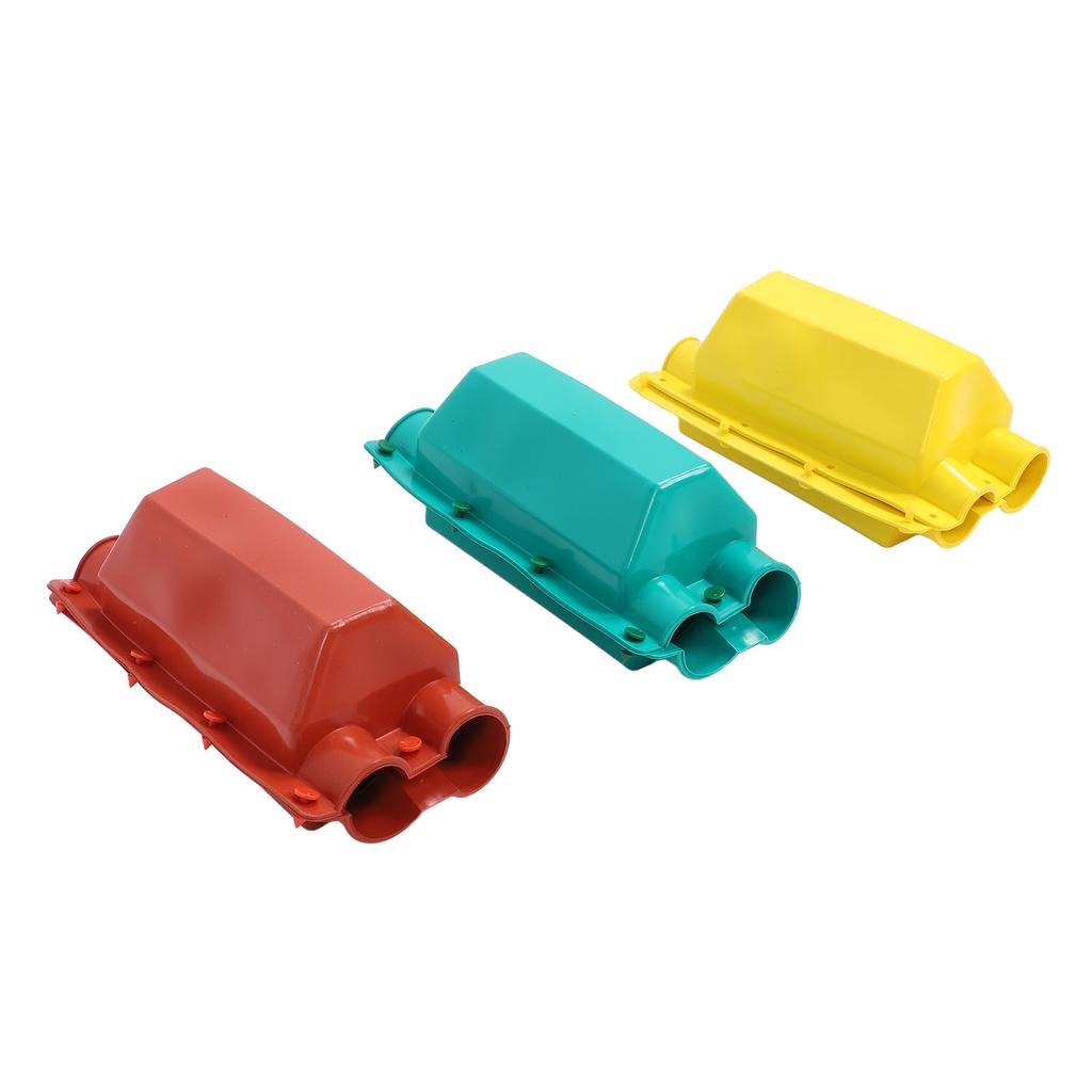 3PCS Cable Terminal Insulation Cover Silicone Rubber Connector Protective Sleeve 10KV Withstand