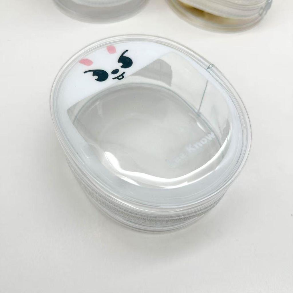 PVC Storage Zipper Pouch for Stray Kids Keychains & Badges