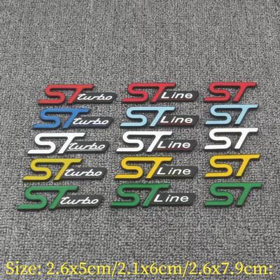 Metal Nuevo Estilo Ford Focus Mk4 STline lommel Kuga Mk3 ST line Pegatina de Coche stline emblema parrilla delantera Pegatina trasera