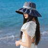 Women'S Velvet Wide-Brim Bucket Hat - Casual Outdoor Sun Hat With Uv Protection