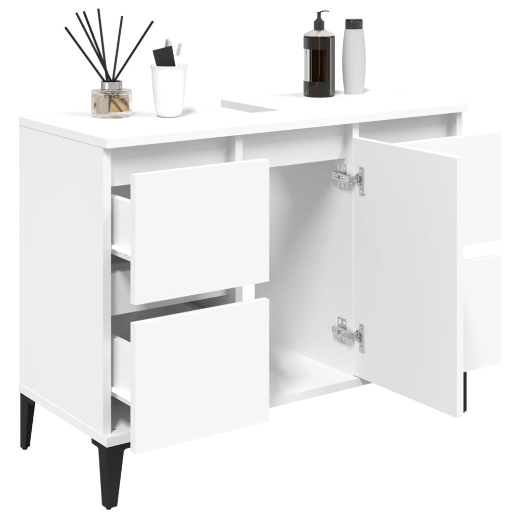 Vidaxl Under-Sink Cabinet, White, 80X33X60 Cm