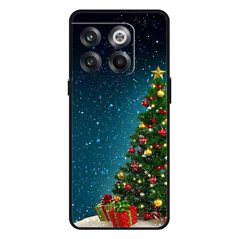 For Oneplus 10T Case 10 Pro Christmas Silicone Soft TPU Cover for Oneplus Nord N20 SE One plus ACE Pro 10T Coque New Year Gift