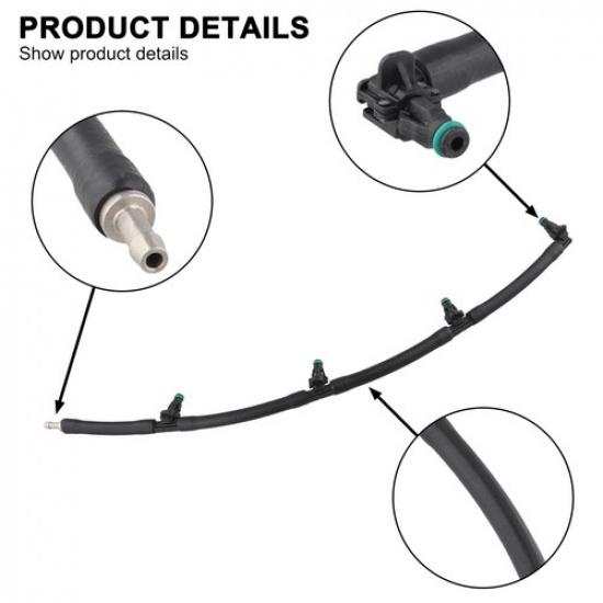 Black Plastic Fuel Return Line Pipe for Mercedes For Benz A6510702432