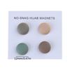 4x Safe Hijab Brooch Strong Metal Magnet Hijab Clip Luxury Accessory No Hole Pins Brooches For Muslim Scarf Party Decor