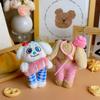 Cute Plush Animal Bag Charm With Polyester Fiber Filling For Kids And Teens