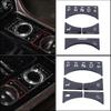For Jaguar XF XJ 2008- Car AC Gear Switch Repair Decals aluminum alloy Button Stickers Car Accessories Interior