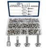 410 Stainless Steel Outer Hexagon Drill Tail Screw Set Steel Plate Dovetail 250Pcs Boxed Self-drilling and Self-tapping Screws