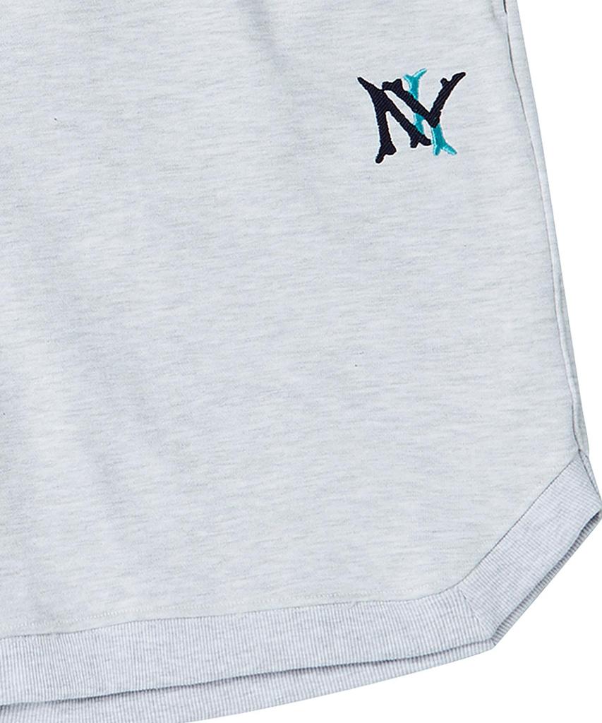 BEYOND CLOSET [Collection Line] Vintage Ny Logo Heavyweight Cotton Shorts Grey