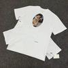 Men's Summer Letter Printed High Street Men's and Women's Loose Casual Pure Cotton Short Sleeved T-shirt Trend