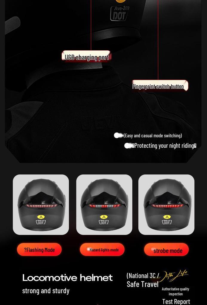 DOT Certified Flip-up Motorcycle Helmet - Unisex, All-Season, Off-road.