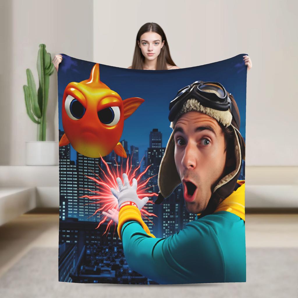 Dannys Go Blanket Winter  Super Soft Throw Blanket For Girls Living Room Flannel Bedspread Bed Cover