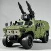 1:20 Odważny Wojownik Pancerny Wybuchoodporny Pojazd Stopowy Odlew Diecast Model Samochodu Dźwięk i Światło Pull Back Zabawki dla Dzieci Dziecko