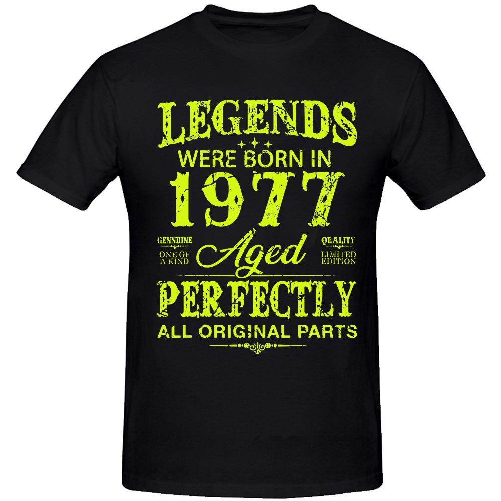 

Vintage 1977 Funny 47 Years Old Men and Women 47th Birthday T Shirts Graphic Boyfriend Husband Streetwear Gifts Summer Tshirt 4XL
