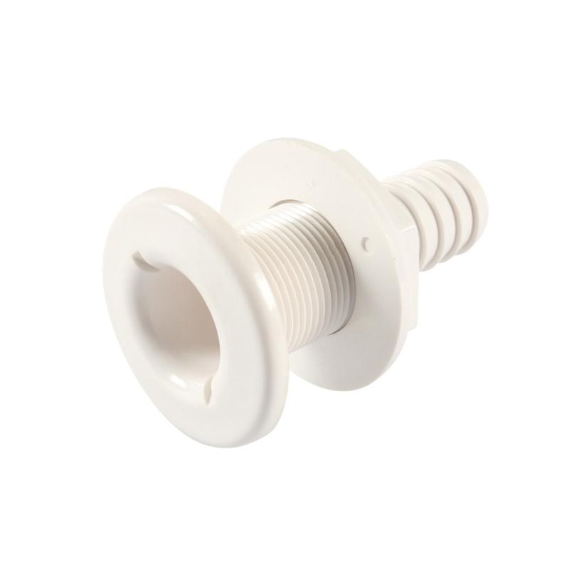 Kraftig 1100GPH PVC lensepumpe med dreneringssett slangeklemmer gjennom skrogtilpasning for bobil seilbåter Yacht vannscooter