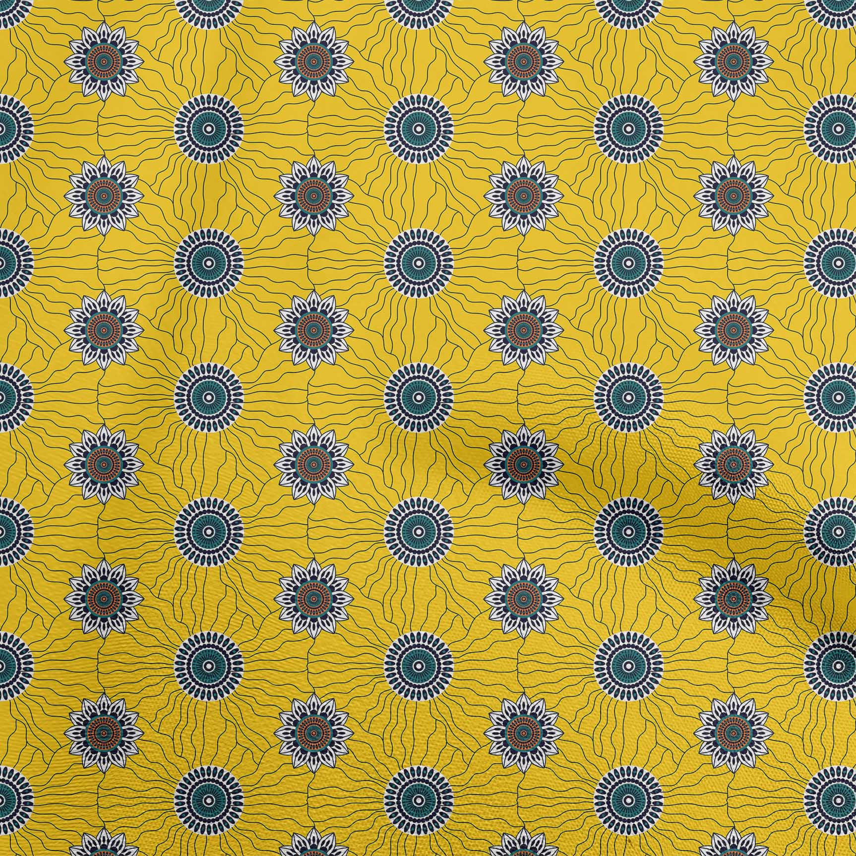 

oneOone Cotton Poplin Dark Mustard Fabric Asian Block Sewing Material Print Fabric By The Yard 42 Inch 42 Inch Wide - Viscose Chiffon жовтий