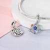 New Authentic Charm Bead Charms copper Butterfly Hot Air Balloon Dangle Ideal For Bracelets Women Girl Fine Do It Yourself Jewellery Gift