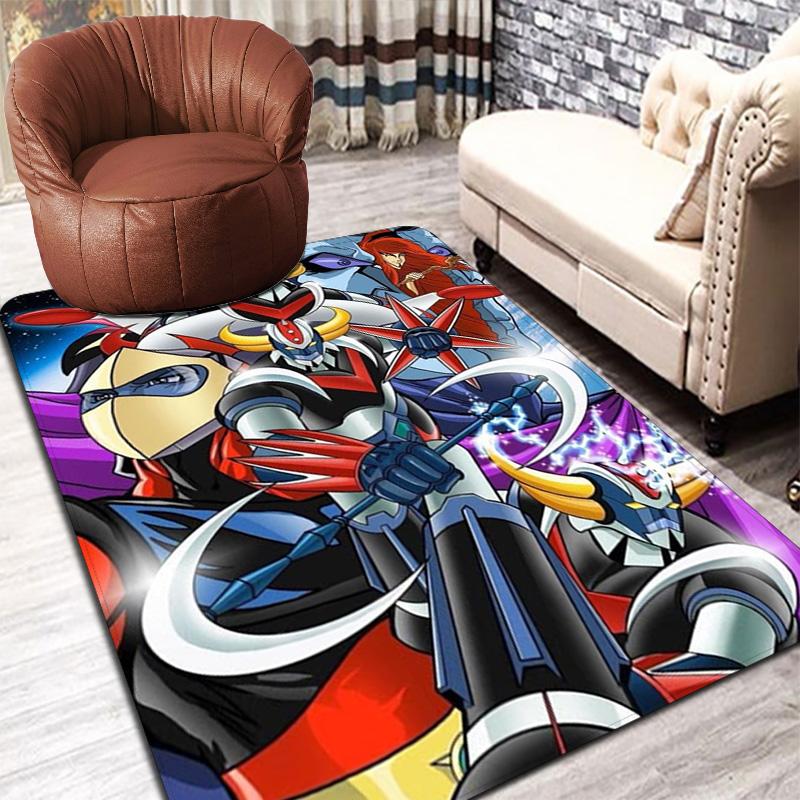 Mazinger Z Rug Floor Mat for Living Room or Bedroom Soft and Comfortable Carpet a Gift for Birthday and Holiday.MFF0918297
