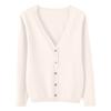 Women's Casual Knit V-Neck Cardigan Sweater for Everyday Fashion