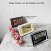 Silent Minimalist European & American Wall Clock with HD LCD Display