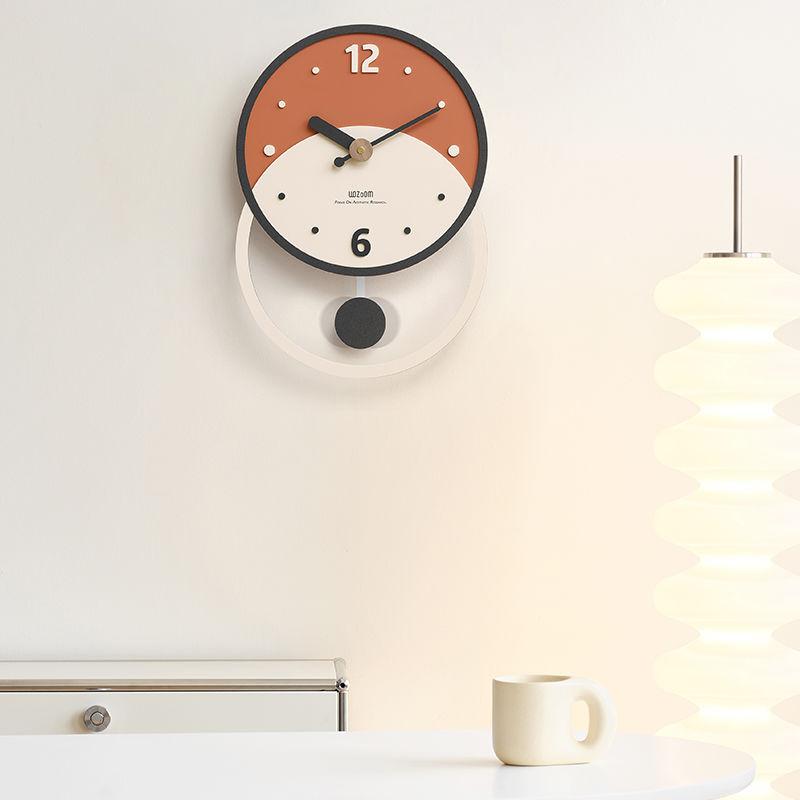 Nordic Wall Clock Creative Interior Accessories Clocks Modern Living Room Decoration Wall Clock Large Elegant Ornaments Clocks