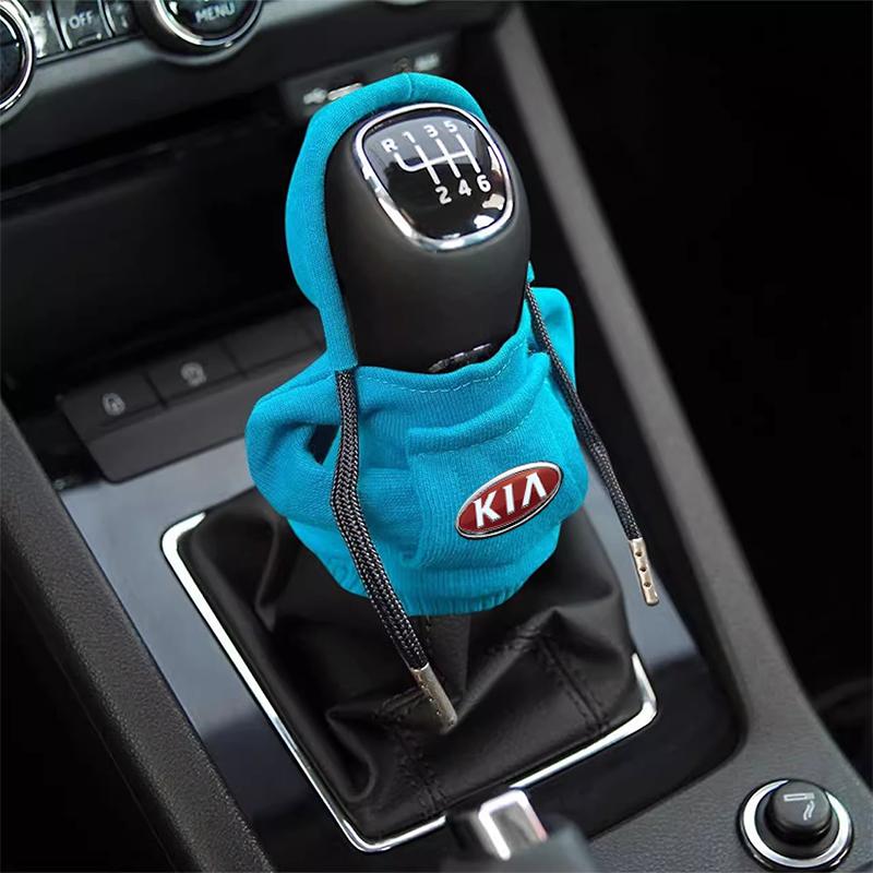 1Pcs Fashion Car Gear Lever Hood Small Sweater Decoration Gear Lever Hoodie For KIA K5 K9 Sorento Ceed Sportage Carnival Stinger Forte Niro Cadenza