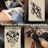 Yuelong 10Pcs Tattoo Practice Skins Double-Sided Fake Skin for Tattooing & Microblading | Reusable Blank Tattoo Skin Pad, Beginner-Friendly,