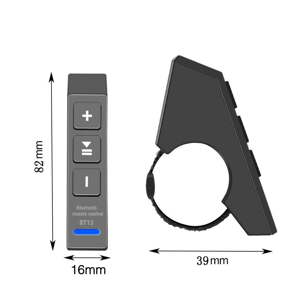Wireless Bluetooth Motorcycle Steering Wheel Media Remote Controller Waterproof