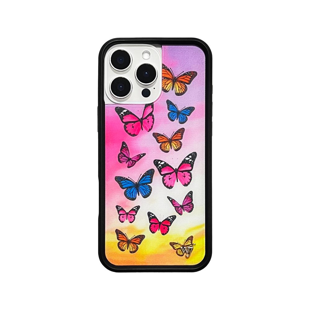 

Wildflower Butterfly butterflies Phone Case for iPhone 12 13 14 15 16 Pro Max Plus 17 pro Gift Wild Flowers cloth wf label Cover iPhone 12 Pro