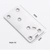 90° L-Shaped Stainless Steel Angle Bracket for Furniture and Shelves