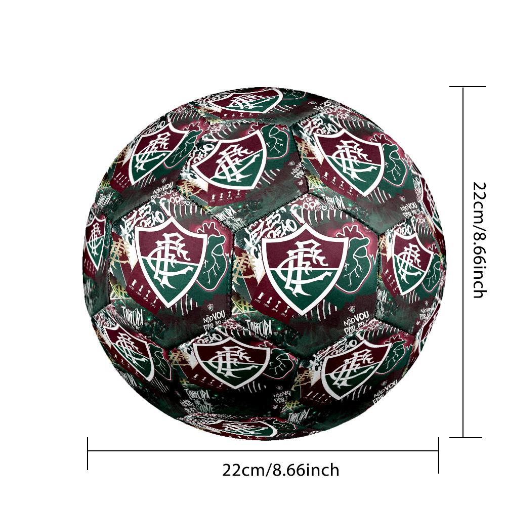 Soccer Club Emblem Design Printed Size 5 Soccer Balls, High-Quality, Anti-Slip, Protective Football, A Unique Gift , Birthdays, Christmas Gifts