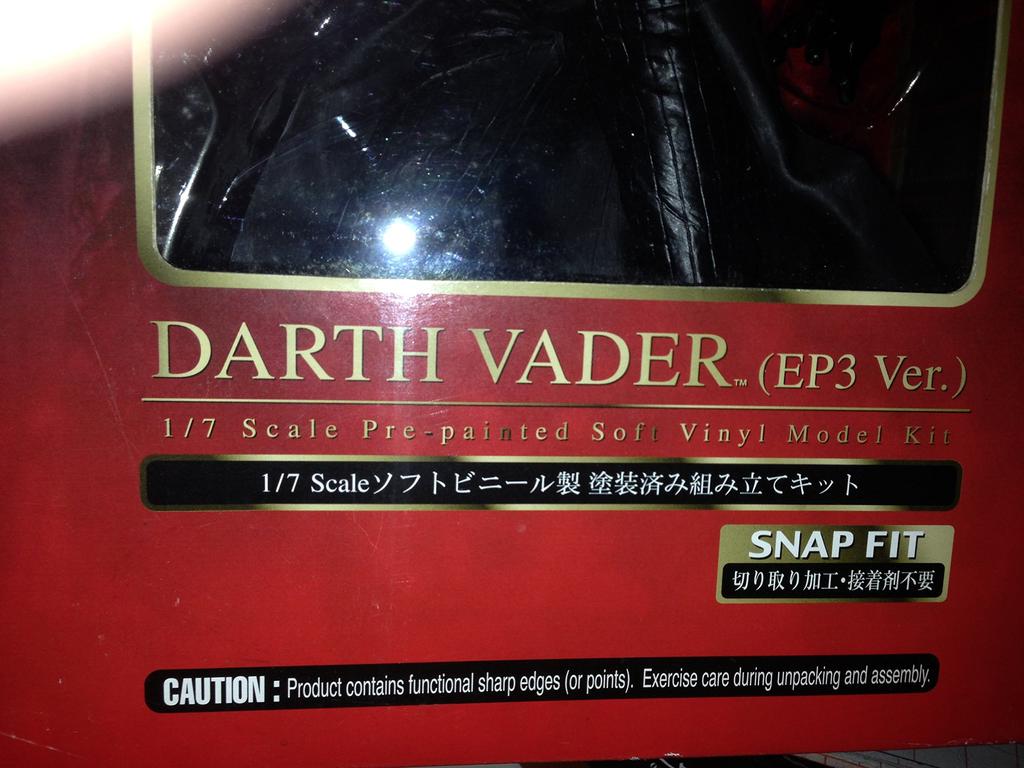 Kotobukiya STARWARS Darth Vader EP3ver Painted Simple Assembly Kit 1/7