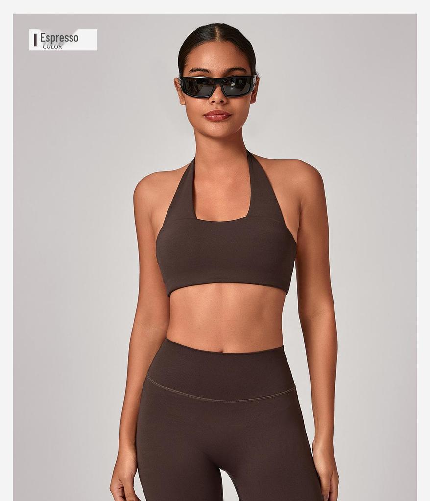 Cross-Border Sports Breathable Yoga Bra - Hanging Neck, Beautiful Back, Outdoor Running & Fitness Top