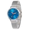 Silver Women Fashion Watches Minimalist Flowers Ladies Wristwatches Simple Stainless Steel Mesh Strap Woman Quartz Clock
