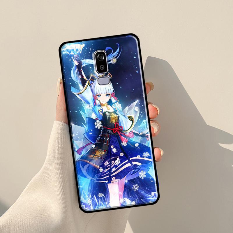 Kamisato Ayaka Genshin Impact Cover For Samsung Galaxy J4 J6 Plus 2018 A6 A7 A8 A9 J8 J1 2016 A3 A5 J3 J7 J5 2017 Case