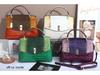2024 Crocodile Pattern Patent Leather Women's Accordion Shoulder Bag - Fashionable, High-End Design