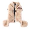 Winter Dog Clothes For Small Medium Dogs Warm Fleece Pet Jumpsuit Pajamas Yorkie Pug Nightshirt Onesie Boy Girls Puppy Overalls