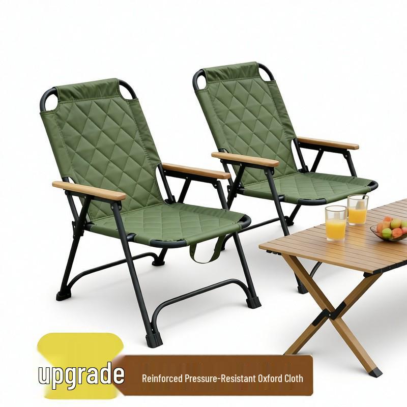 Folding Portable Outdoor Camping and Fishing Chair - Kermit Style