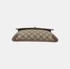 [Pre-Owned] Neo Vintage Series Gold Foil Logo Monogram Tiger Head Decorative Striped Shoulder Strap Canvas And Leather Messenger B - Very Good #1YPFPZ