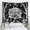 Mandala Tapestry Tarot Card Wall Hanging Astrology Divination Witchcraft Decoration Decorative Tapestry Sun and Moon Tapestry