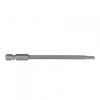 Alloy Steel Screwdriver Bits Silver 4pcs 1 4 Hex Shank Magnetic Head