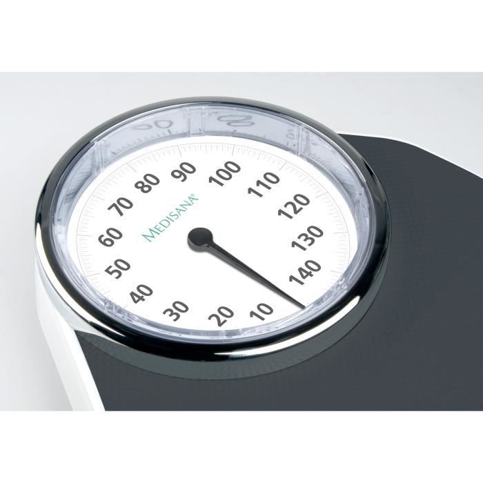 MEDISANA PSD 4046 Mechanical Bathroom Scale - Retro Chic Design - 500g Graduation - 150kg Capacity