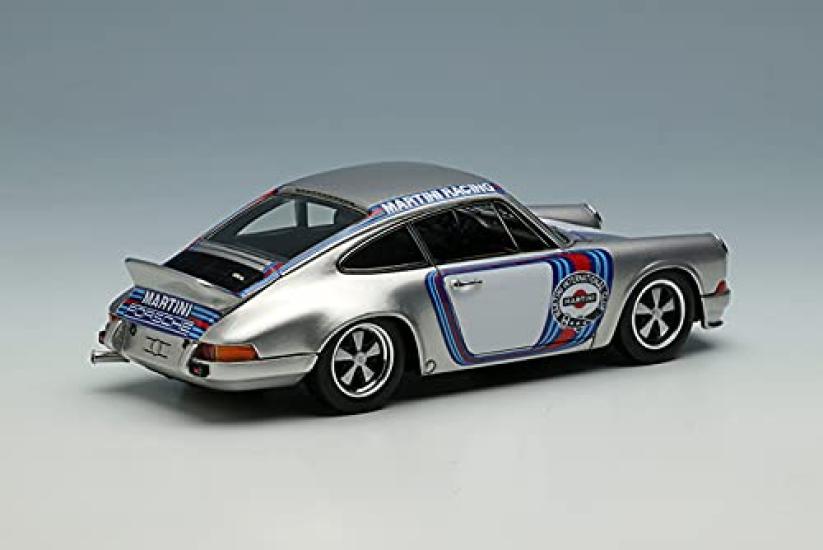 VISION Porsche 911 Carrera 1973 Stripe Finished Product VM009R 1/43 RS2.7 Silver/Martini