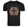 American Bully Dog Head Mascot Graphic T-Shirt