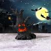 4Pcs Halloween Tree Ghostly Collectible Miniature Figurine Horror Resins Figure for Festivals Garden Landscape Ornaments