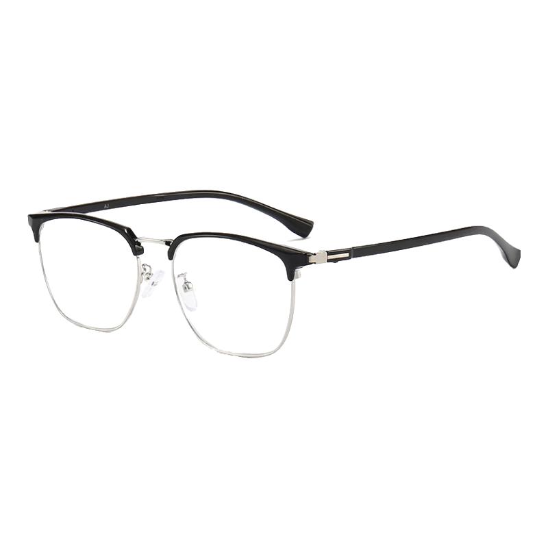 Angelamiao Anti-Blue Light TR90 Reading Glasses 2.50 Diopter рамы черный серебристый