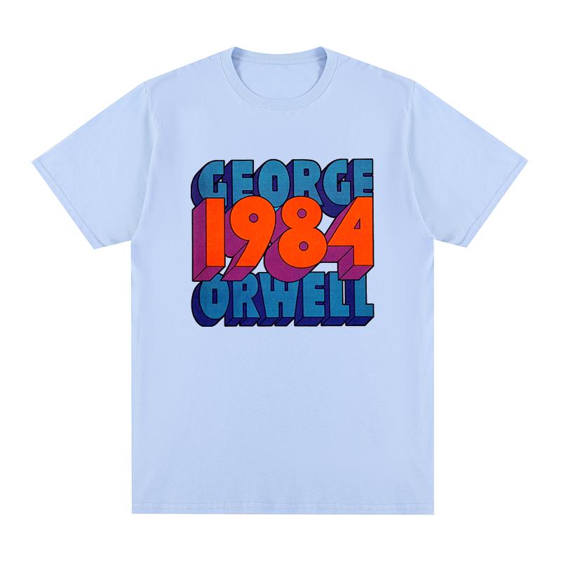 

George Orwell T-shirt 1984 Big Brother T shirt Popular Hip Hop Rapper Cotton Men New TEE TSHIRT Womens Tops 4XL