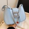 Diamond Underarm Bag Women's Temperament All-match Crossbody Shoulder Bags Simple Ladies Handbags Elegant Fashion Party Clutch