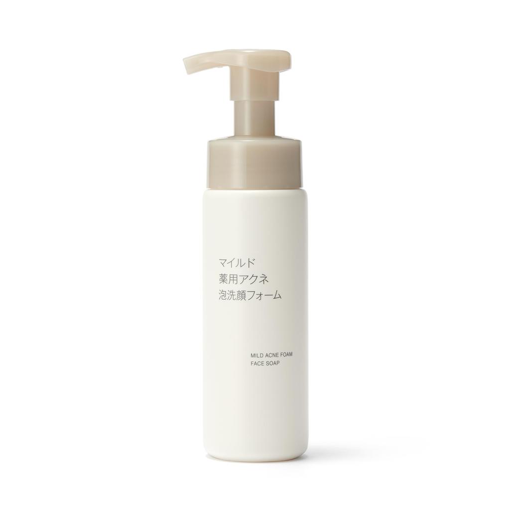 MUJI Mild Medicated Acne Foaming Facial 83941147 Cleanser, 200mL,