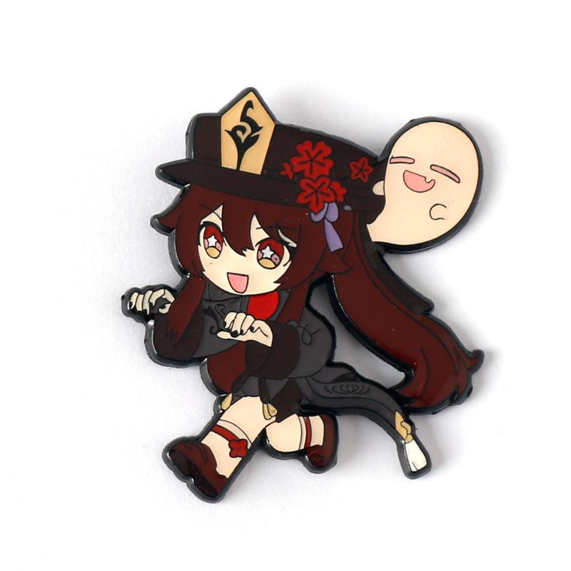 Genshin Impact Xiao & Tartaglia Mask Keychain, Venti & Hu Tao Pendant Necklace, Anime Accessories