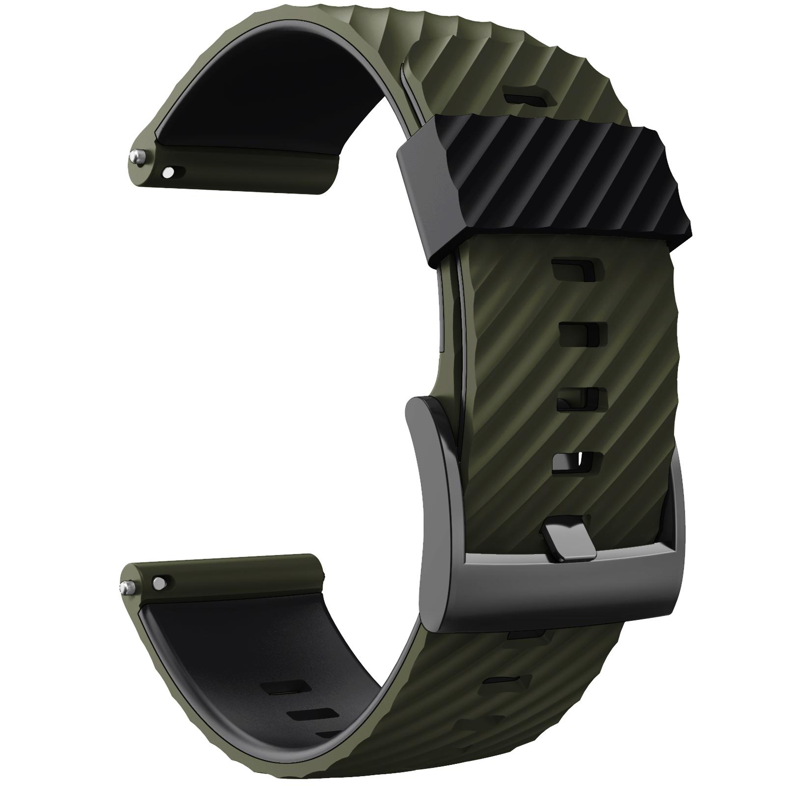 

For Suunto 7/Suunto 9 Strap Wristband For Suunto 9 Baro/9 Spartan/9 GPS Soft Silicone Sports Watchband Replacement Band 24mm